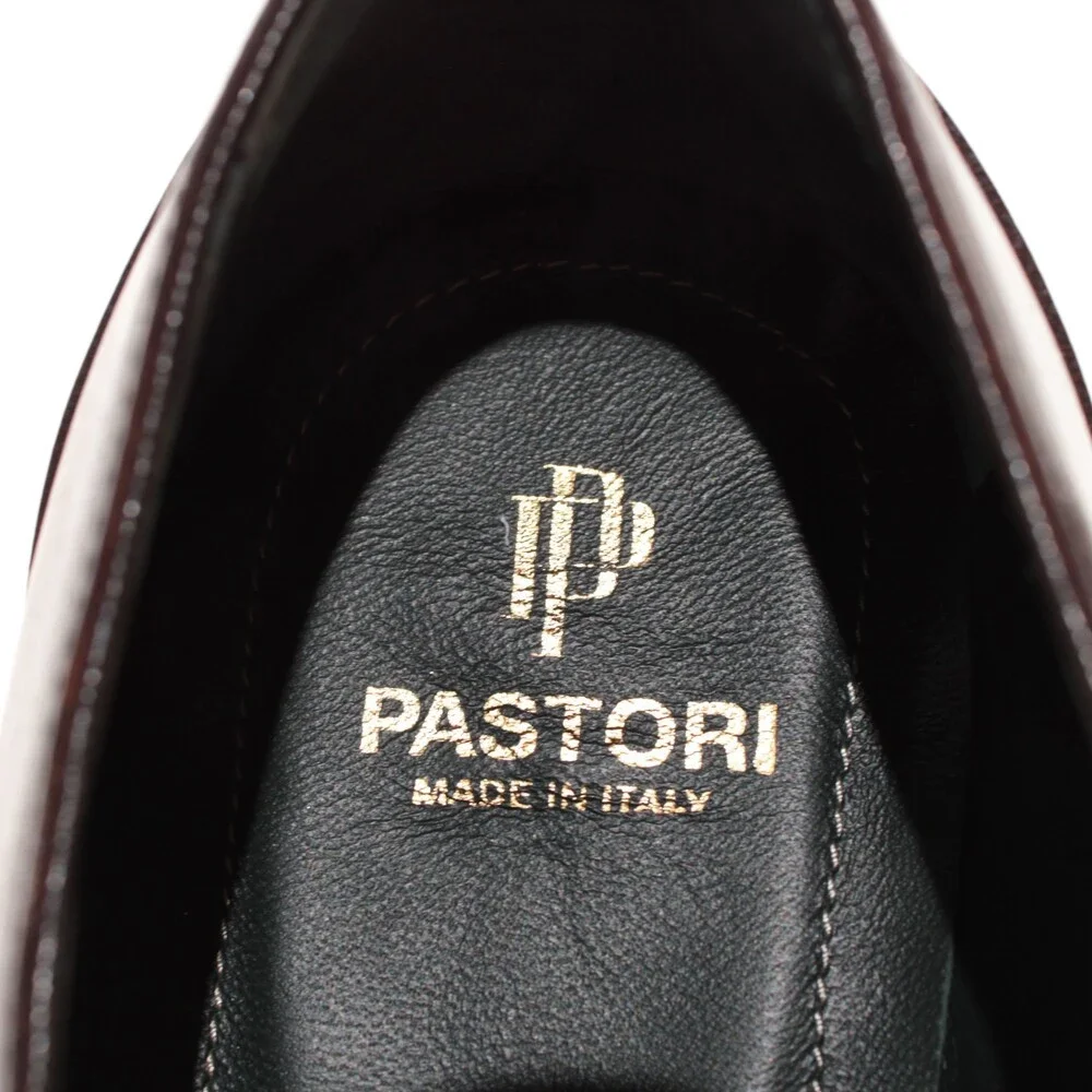 Pastori NWB Single Monk Strap Dress Shoes Size 11.5 US in Brown Leather